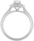 ფოტო #3 პროდუქტის Certified Diamond Halo Engagement Ring (1 ct. t.w.) in 14k White Gold featuring diamonds with the De Beers Code of Origin, Created for Macy's