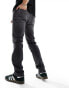 River Island slim fit jeans in black Черный, W32 L34 - фото #3