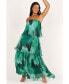 Фото #3 товара Women's Bloom Strapless Maxi Dress