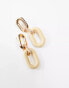 Фото #3 товара ALDO Sundowwn raffia mix statement earrings in gold