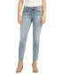 ფოტო #1 პროდუქტის Women's Elyse Mid Rise Comfort Fit Skinny Leg Jeans