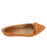Фото #8 товара Trotters Erica T2004-282 Womens Brown Leather Slip On Ballet Flats Shoes 5