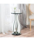 Mirrored Side Table Reflect Your Style and Indulge Your Pets