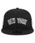 Фото #3 товара Men's Black New York Yankees Post Up Pin 9FIFTY Snapback Hat