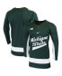 Фото #2 товара Men's Green Michigan State Spartans Replica College Hockey Jersey