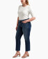 Фото #6 товара Plus Size Suki Curvy-Fit Straight Jeans
