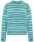 ფოტო #2 პროდუქტის Big Girls Space-Dyed Mock-Neck Sweater, Created for Macy's