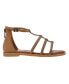 Фото #12 товара Big Girl's Fashion Sandal with Micro Stone Strappy Upper Glass stones/Polyester Sandals