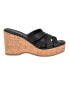 Фото #2 товара Women's Hayes Slip-On Cork Wedge Sandals