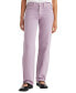 ფოტო #1 პროდუქტის Women's Mid Rise Cotton 94 Baggy Jeans