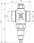 Afriso Zawór antyzamrożeniowy Afriso 1710000 AAV 100 G1" PN10 Kvs 55 m3/h