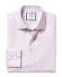 Фото #2 товара Charles Tyrwhitt Egyptian Link Weave Slim Fit Shirt Men's 16.5" - 34" Sing