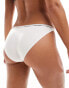 Фото #2 товара Calvin Klein modern logo string bikini brief in white