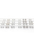 ფოტო #2 პროდუქტის Diamond Round Halo Stud Earrings in 14k White Gold (1/3 ct. t.w.)
