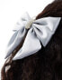 SUI AVA moondust bow hair clip in blue