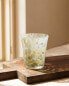 Speckled glass tumbler