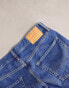 Jack & Jones loose fit jeans in mid blue