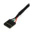 Фото #4 товара StarTech.com 24in Internal 5 pin USB IDC Motherboard Header Cable F/F - 0.609 m - IDC - IDC - Female - Female - Straight