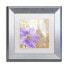 Фото #1 товара Color Bakery 'Purple Paris Ii' Matted Framed Art, 11" x 11"