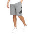 Фото #1 товара Puma Logo 10" Shorts Mens Grey Casual Athletic Bottoms 67084103