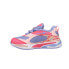 Фото #3 товара Puma RsFast Rainbow Sunset Graphic Lace Up Youth Girls Pink, Purple Sneakers Ca