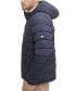 Men's Sherpa Lined Hooded Quilted Puffer Jacket