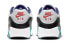 Фото #5 товара Nike Air Max 90 "Backwards Cap"(GS) 缝合 减震耐磨防滑 低帮跑步鞋 白黑绿 / Кроссовки Nike Air Max 90 "Backwards Cap"(GS) DJ5194-100