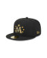 Фото #1 товара Men's Black Minnesota Twins 2024 Armed Forces Day On-Field 59FIFTY Fitted Hat