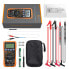 Фото #22 товара Neoteck Digital Multimeter 4000 Counts Auto Manual Range LCD-Display Backlight 2 Bananenstecker AC/DC Spannung Strom Widerstand Kapazität Frequenz Temperatur für Schule Labor Factory usw Orange