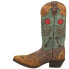 Фото #6 товара Laredo Miss Kate Floral Tooled Inlay Snip Toe Cowboy Womens Brown Dress Boots 5