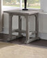 Фото #4 товара Steve Silver Whitford 24" Distressed Wood End Table