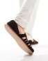 Фото #3 товара ASOS DESIGN fisherman sandal in brown suede