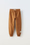 Фото #6 товара Комплект из худи и брюк из мягкой ткани ZARA