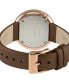 ფოტო #3 პროდუქტის Women's Gandria Brown Leather Watch 36mm