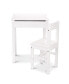 Melissa & Doug Wooden Child's Lift-Top Desk & Chair - White