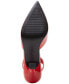ფოტო #5 პროდუქტის Women's Finlee Pointed-Toe Kitten-Heel Slingback Pumps