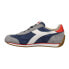 Фото #3 товара Diadora Equipe Suede Sw Lace Up Mens Blue Sneakers Casual Shoes 175150-60032