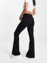 Фото #2 товара Hollister high rise slit flare jeans in black