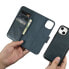Фото #13 товара Чехол для смартфона ICARER iPhone 14 Plus с клапкой и RFID-защитой, необычайный синий.