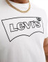 Levi's batwing outline logo t-shirt in white weiß, L - 104 CM - 109 CM - фото #2