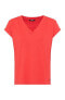 ფოტო #1 პროდუქტის Women's Cap Sleeve Solid T-Shirt