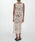 ფოტო #3 პროდუქტის Women's 100% Cotton Crochet Dress