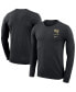 Фото #1 товара Men's Black Wake Forest Demon Deacons Logo Stack Legend Performance Long Sleeve T-shirt