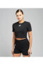 Фото #3 товара Спортивная футболка Nike Air Crop Top черная для женщин