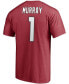 Фото #3 товара Men's Kyler Murray Cardinal Arizona Cardinals Player Icon Name and Number T-shirt