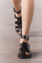 Фото #2 товара Кожаные сандалии на рифленой подошве ZARA