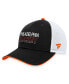 ფოტო #2 პროდუქტის Men's Black Philadelphia Flyers Authentic Pro Rink Trucker Adjustable Hat