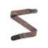 Fame CTW002BR Luxury Cotton Bass/Guitar Strap (Smooth Brown)