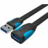 Фото #1 товара удлинительный USB-кабель Vention VAS-A13-B200 Чёрный 2 m (1 штук)