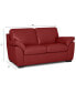 Фото #6 товара Lothan 64" Leather Loveseat, Created for Macy's